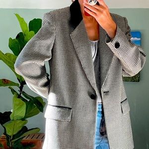 Houndstooth Vintage Talbots Blazer
